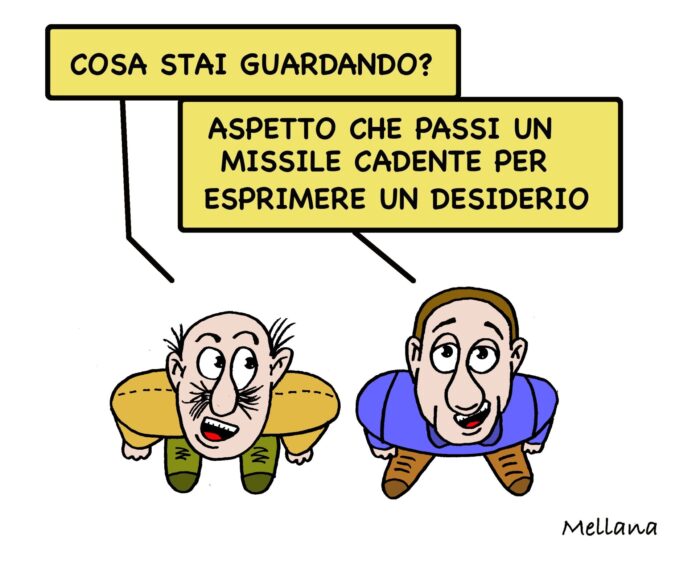 Guerra Ucraina - Russia, missili cadenti e desideri, di Claudio Mellana
