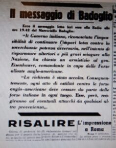 messaggio badoglio