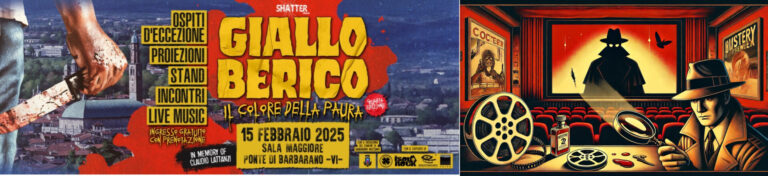 Giallo Berico: il 15 febbraio 2025 a Ponte di Barbarano la quarta edizione tra cinema, thriller e musica dal vivo