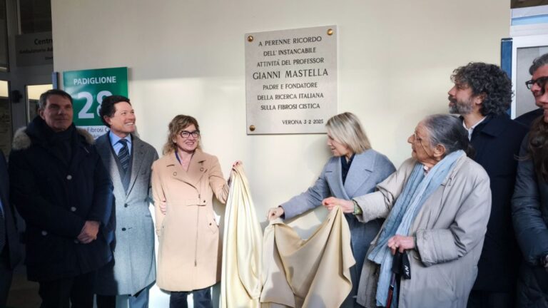 Intitolato a Gianni Mastella il Centro Fibrosi Cistica di Verona