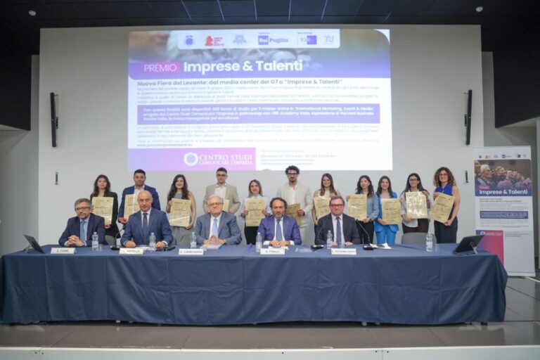 In Fiera del Levante la terza edizione del “Premio Imprese & Talenti”
