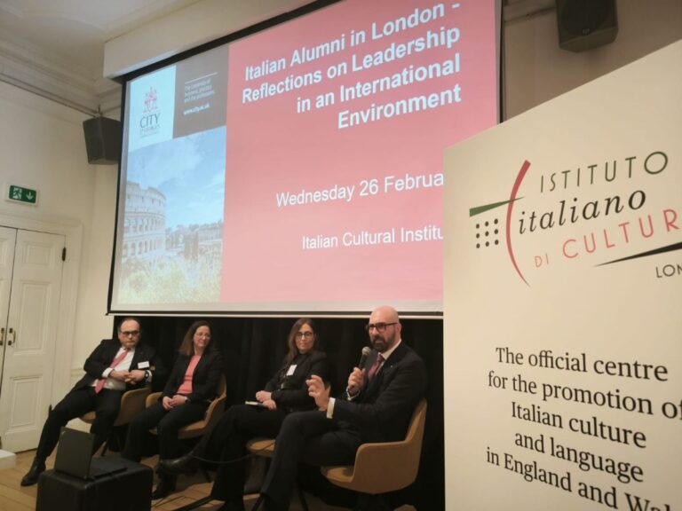 A Londra la prima reunion degli italiani della Bayes Business School