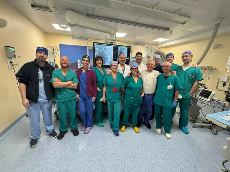 Ospedale Cervello di Palermo, intervento di ablazione trans-catetere su paziente oncologico