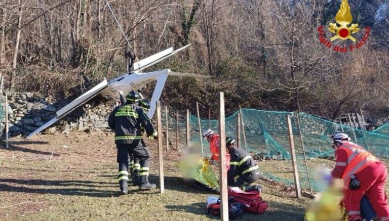 Precipita in Valtellina aereo ultraleggero, salvi pilota e passeggero