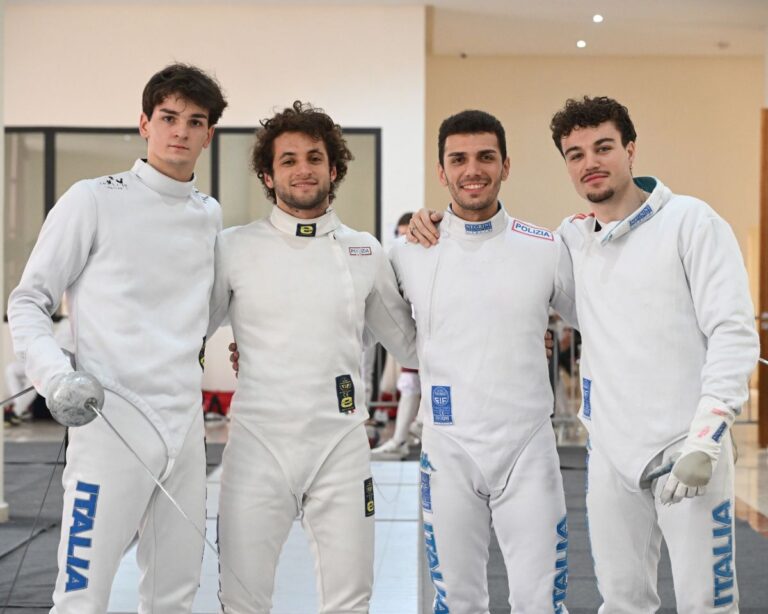 Coppa del Mondo, argento per gli azzurri della spada a Marrakech