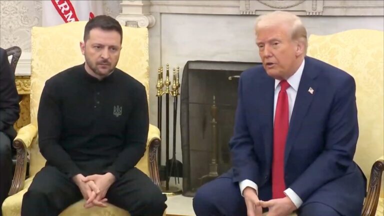 Trump attacca Zelensky alla Casa Bianca “Stai scommettendo sulla terza guerra mondiale” VIDEO