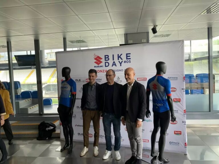 Il Bike Day Suzuki si sposta in Brianza, il via dall’Autodromo di Monza