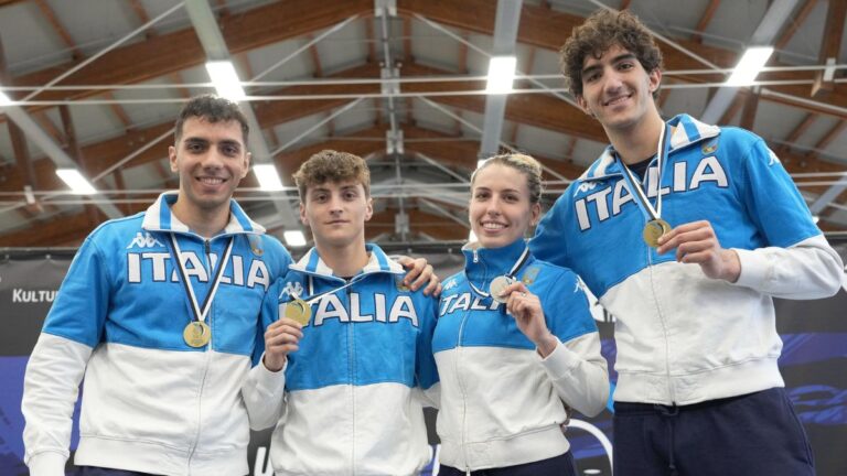 Lombardi medaglia d’oro nel fioretto agli Europei Under 23