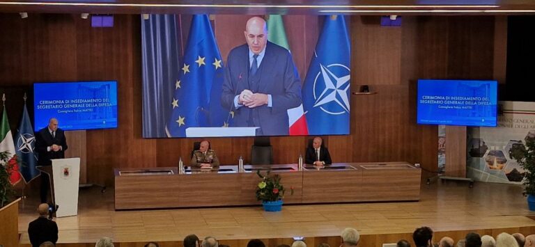 Mattei nuovo Segretario Generale della Difesa, Crosetto “Obiettivo è crescere”