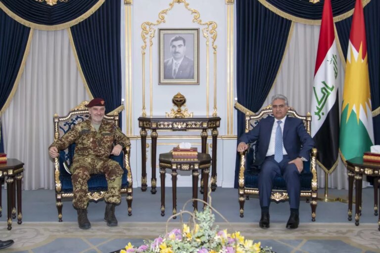 Il comandante del Covi Iannucci in Kuwait e Iraq