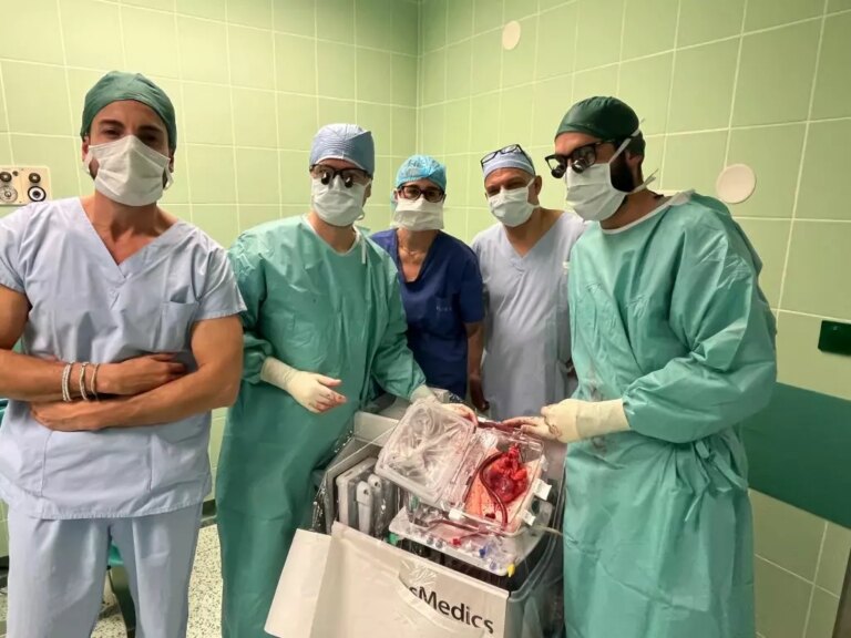 Ismett, un cuore arrivato da Praga consente a un cardiopatico siciliano di tornare a una vita normale