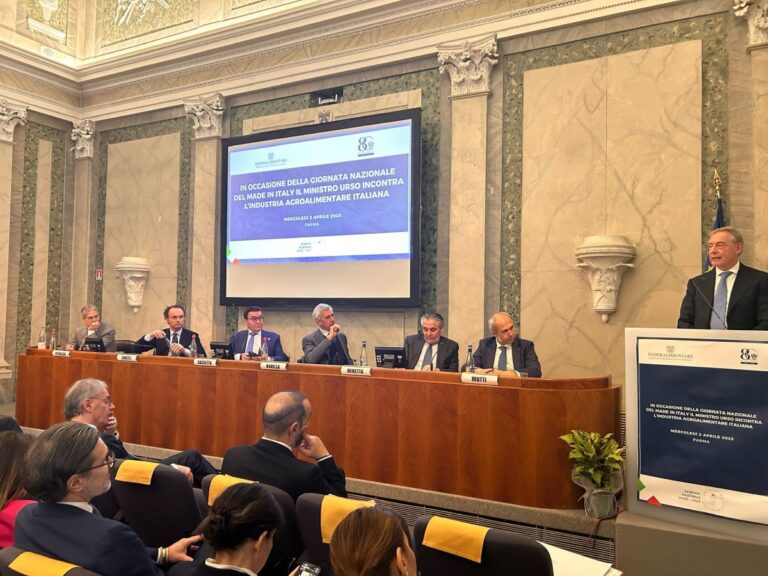 Made in Italy, Urso incontra i rappresentanti dell’industria agroalimentare italiana