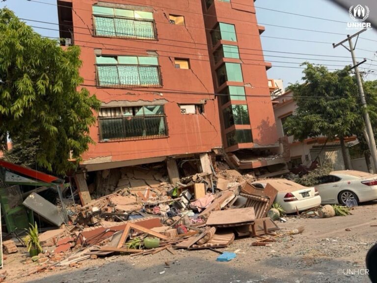 Terremoto in Myanmar, UNHCR “Necessari fondi urgenti per assistere i sopravvissuti”