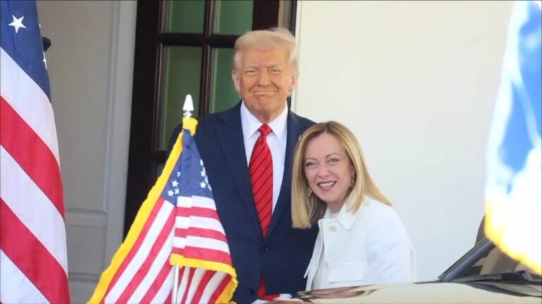 Meloni arriva alla Casa Bianca, Trump “E’ una grande persona”