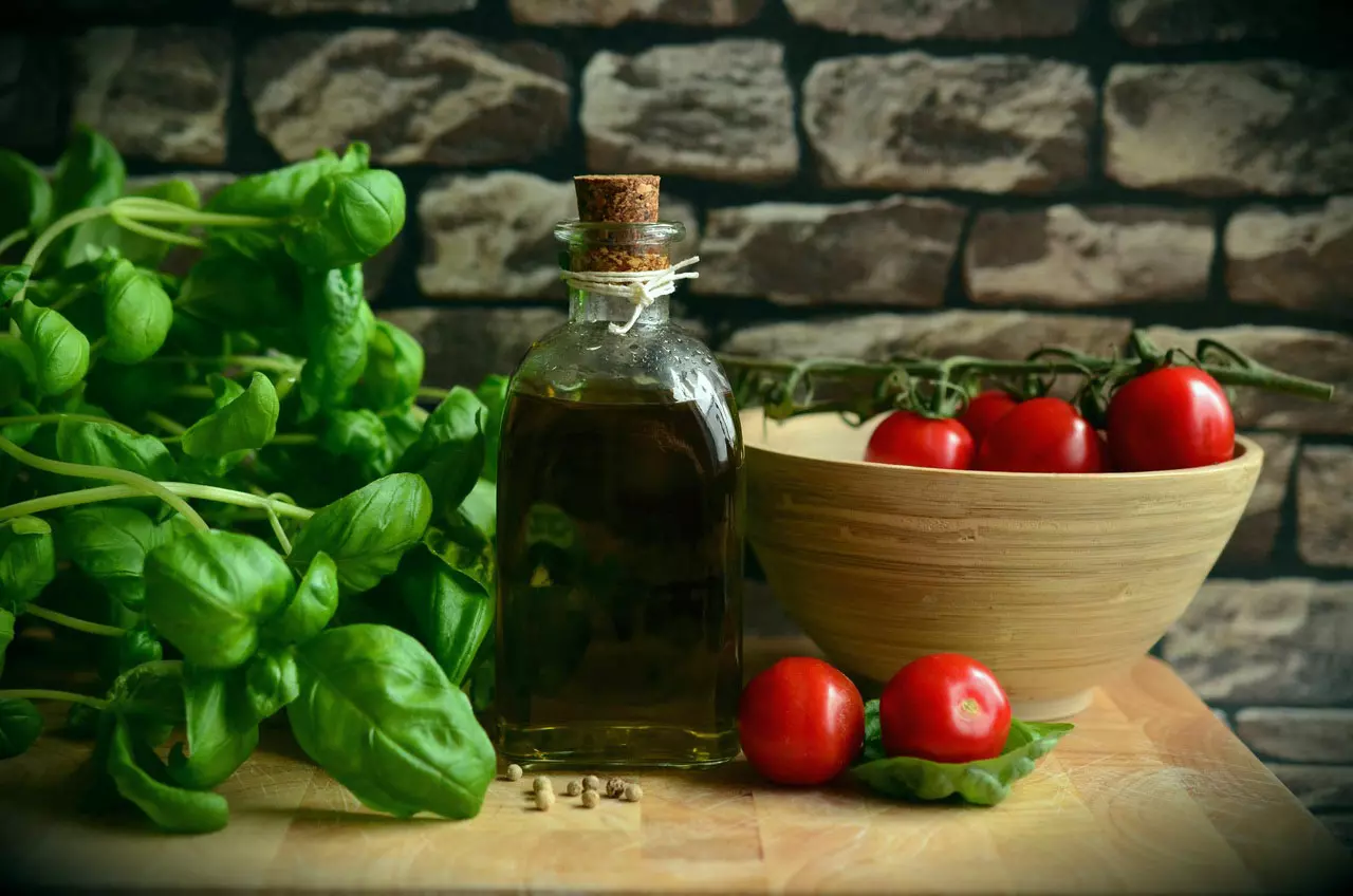 olio e pomodori