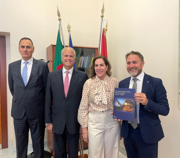 Il vicepresidente della Liguria Piana incontra l’ambasciatore del Perù