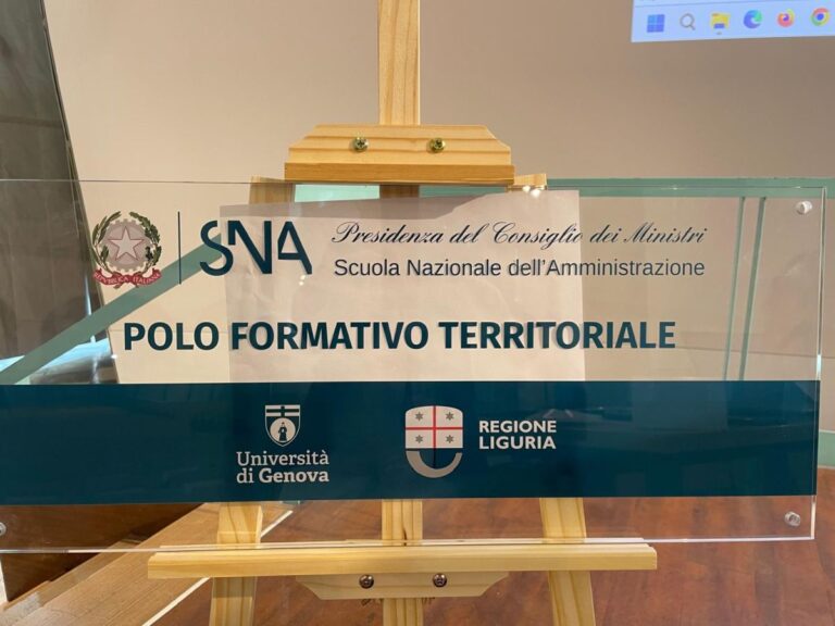 A Genova un nuovo Polo Formativo territoriale sulla gestione dei fondi strutturali