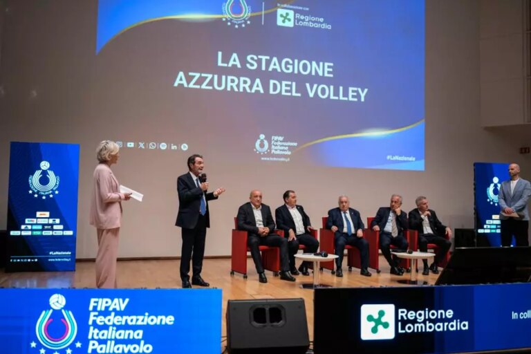 Presentata in Regione Lombardia la stagione azzurra dell’Italvolley, Fontana “Sport in grande crescita”