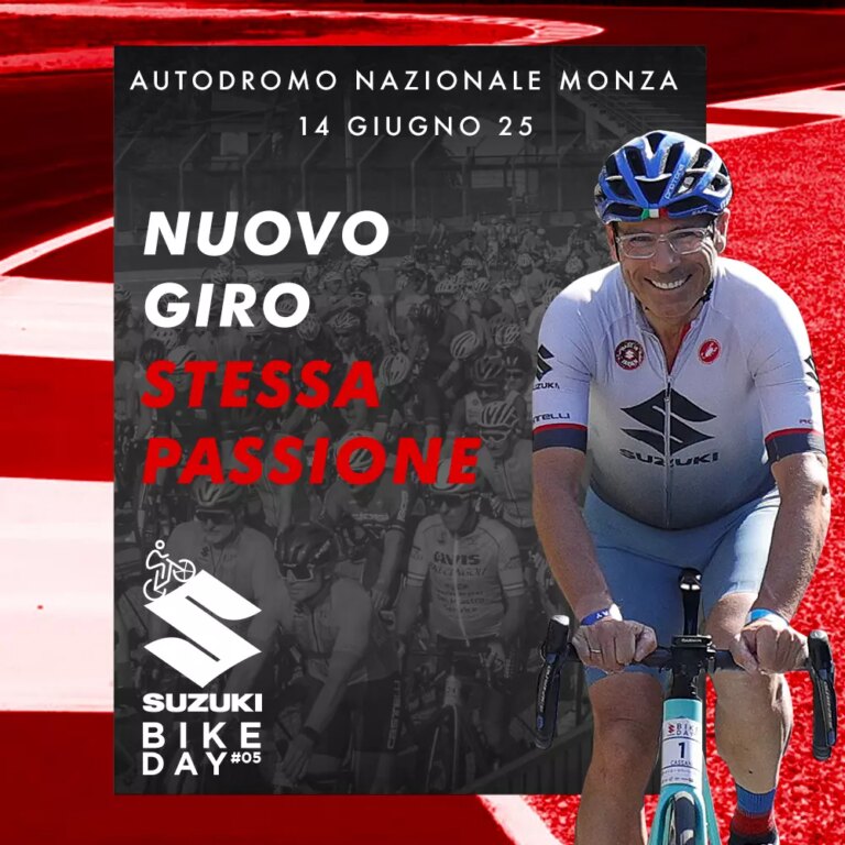 Cresce l’attesa per il Suzuki Bike Day #05, Monza accoglie i ciclisti