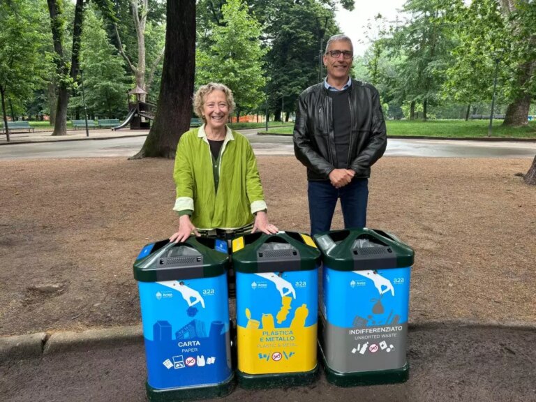 Arriva la raccolta differenziata in 6 parchi cittadini milanesi
