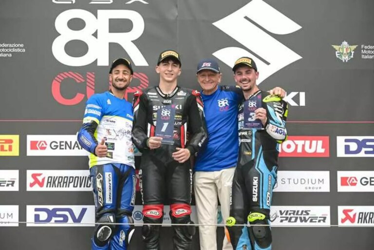 Trofeo Suzuki, trionfo di Sorrenti nella gara di Magione