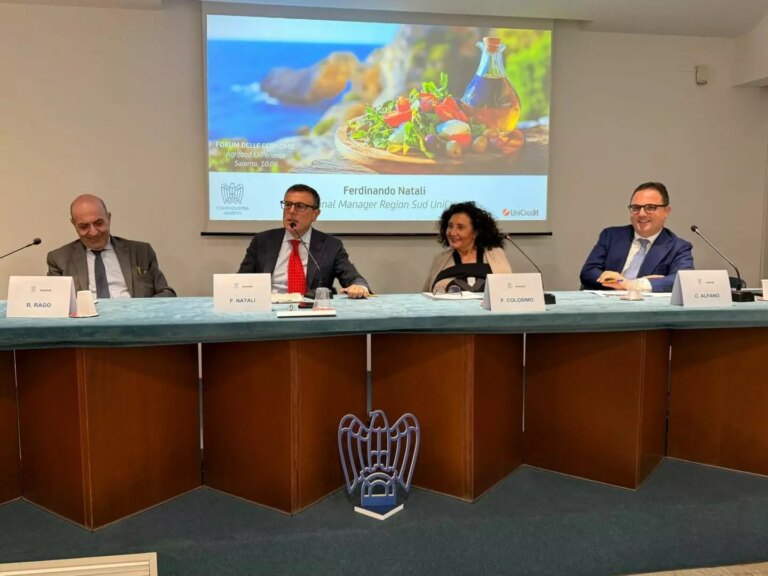 UniCredit e Confindustria Salerno delineano una visione per il rilancio dell’agrifood campano