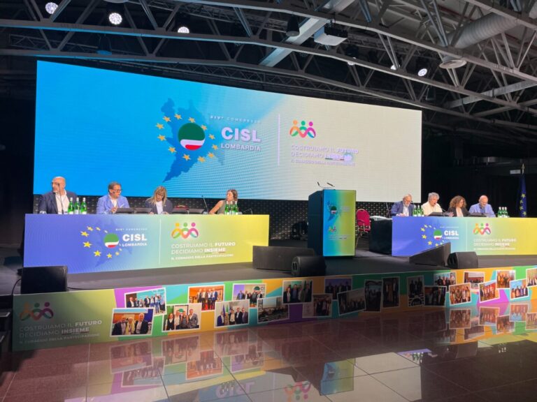 Cisl, Nava “Serve patto sociale per il Paese, Lombardia sia un laboratorio”