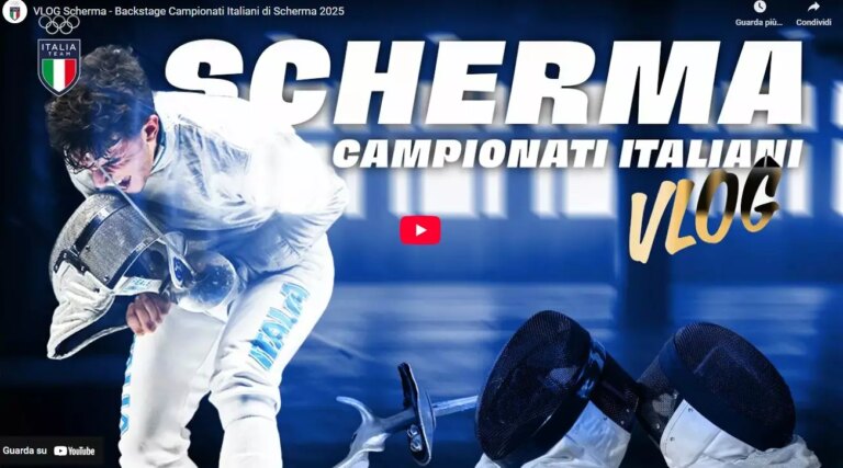 E’ online ‘Alla scoperta del bakstage’, il video sugli Assoluti di scherma 2025 di Piacenza