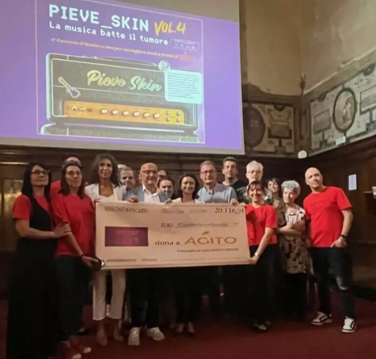 Pieve_Skin destina oltre 20 mila euro all’Associazione Genitori Insieme Tumori Ossei