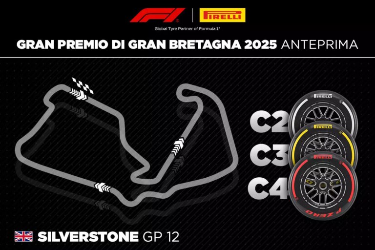 GP Gran Bretagna, Pirelli opta per uno step di mescola più morbido