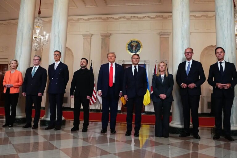 I leader Ue alla Casa Bianca “Serve un cessate il fuoco”, Trump “Putin accetta le garanzie di sicurezza per l’Ucraina”