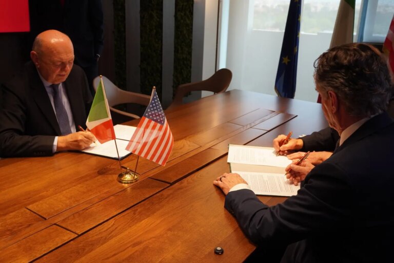 Pichetto firma un accordo con il Segretario all’Interno degli Usa Burgum