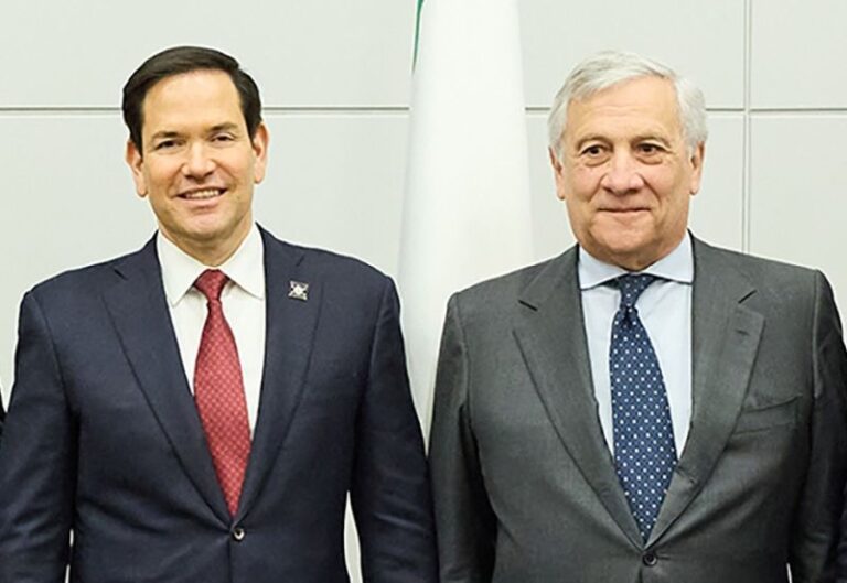 Tajani sente Rubio “Al lavoro per una rapida attuazione del Piano Trump”