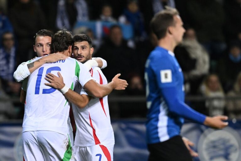 L’Italia vince 3-1 in Estonia, segnano Kean, Raspadori e Pio Esposito