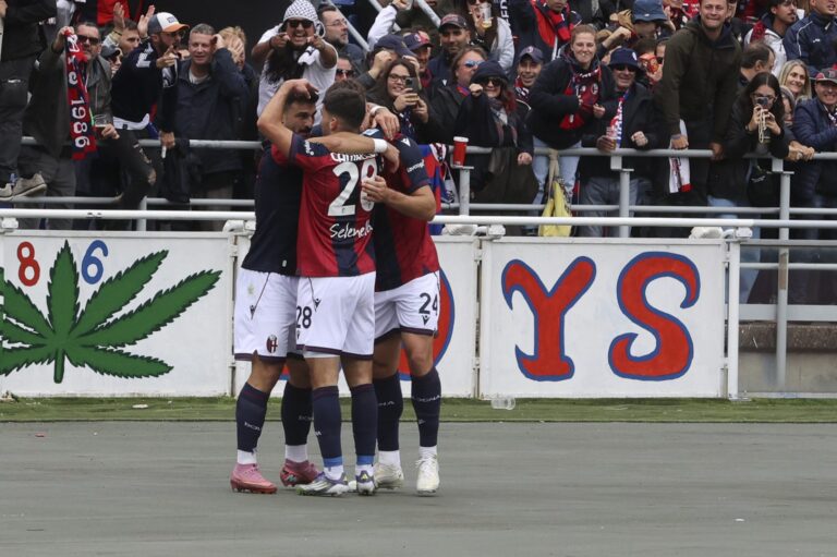 Il Bologna cala il poker, Pisa sconfitto 4-0