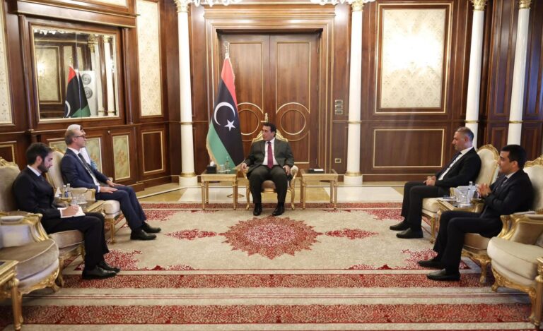 Libia, Al-Menfi discute con l’ambasciatore italiano Alberini gli sviluppi della scena politica