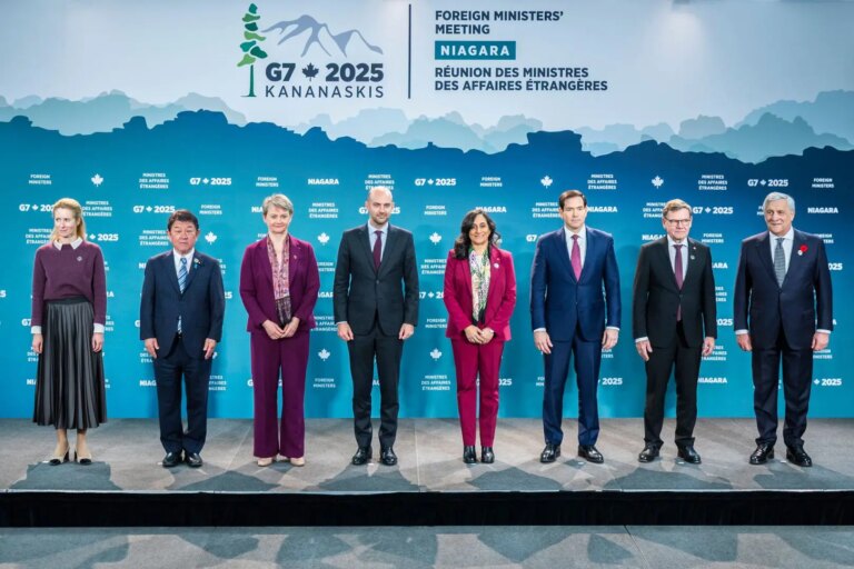 Tajani al G7 “Italia in prima linea per la pace, da Ucraina a Gaza fino al Venezuela”