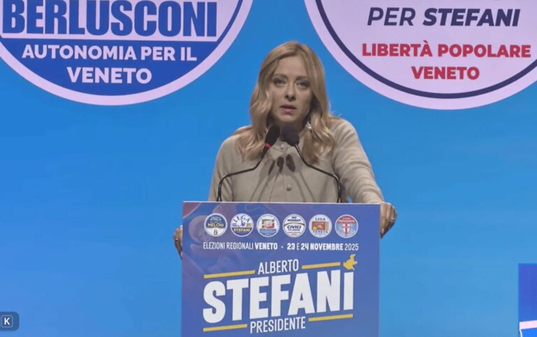 Meloni a Padova “Tutti vogliono stringere accordi con l’Italia, attratti 80 miliardi di investimenti”