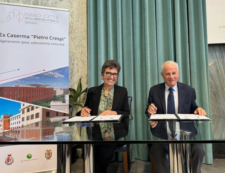 Ad Imperia firmato il piano città degli immobili pubblici