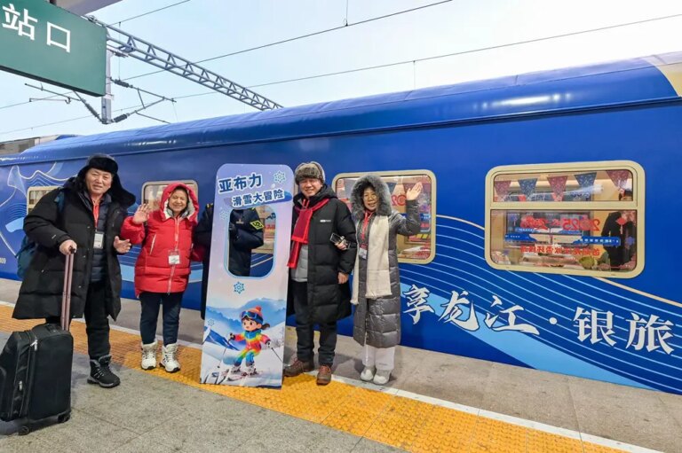 Cina: Heilongjiang, treno turistico inizia viaggio di sei giorni (1)