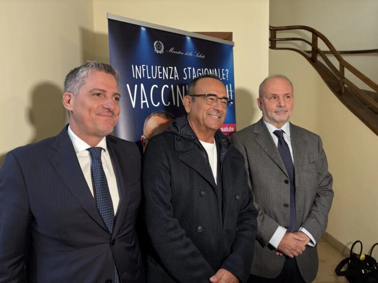 Al via il nuovo spot per la campagna nazionale sulla vaccinazione antinfluenzale, Carlo Conti testimonial