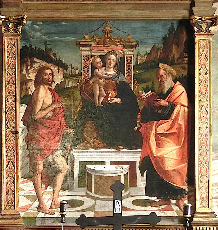 La cappella del Rosario nella chiesa parrocchiale di Cartigliano