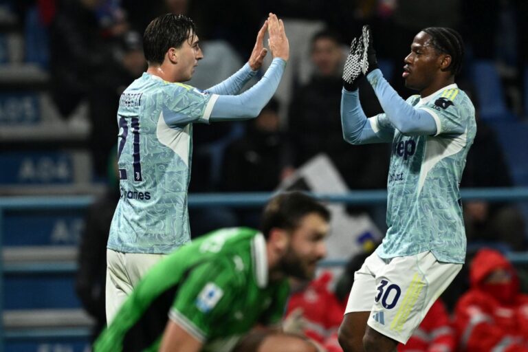 La Juventus ritrova il sorriso, Sassuolo battuto 3-0 al Mapei
