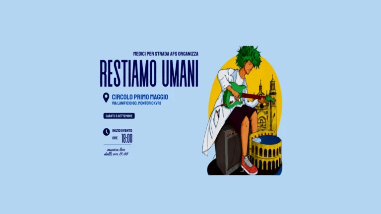 Restiamo Umani a Montorio: musica e solidarietà per Medici Senza Frontiere ed Emergency