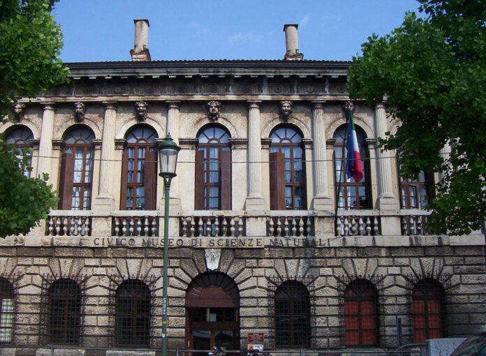 Palazzo Pompei a Verona, sede del Museo di Storia Naturale e della Biblioteca di Nemo